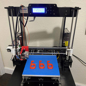 3D printer displays new batch of no-touch door openers