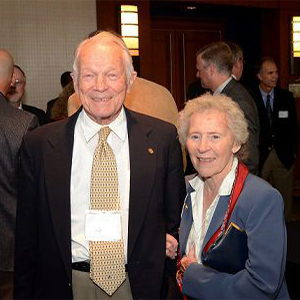 Robin Gray and wife Fran Gray at a Georgia Tech Aerospace Engineering event