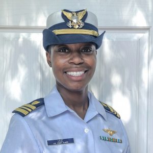 Georgia Tech Aerospace Engineering Graduate Student Chanel Lee, a Lt. Commander in the US Coast Guard