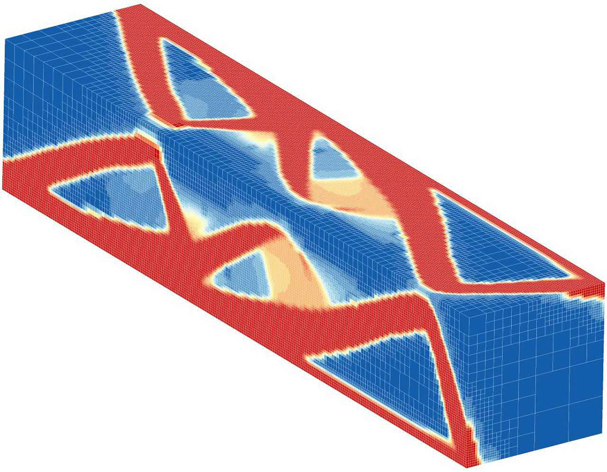 Computer model of a novel wing design