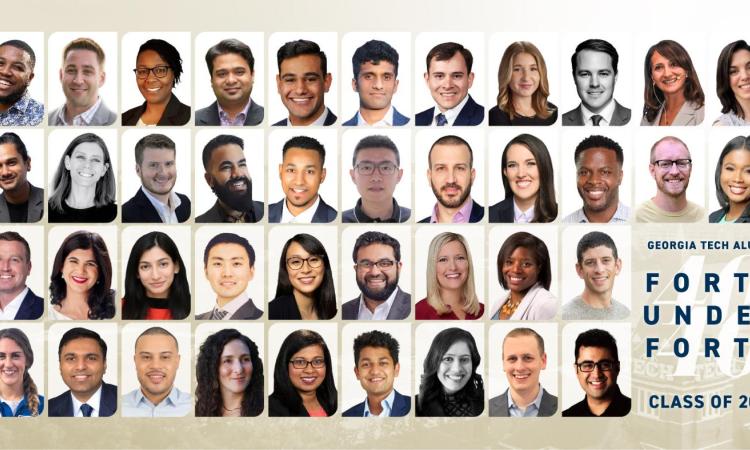 Four AE School Alumni Selected for 40 Under 40 Honor by