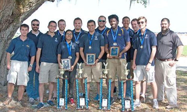 <p><em> The GT-AE team had one of its most successful years at the Society of Automotive Engineers (SAE) Aero Design compettition, bringing home first place overall in the Micro and Advanced Class categories</em></p>
