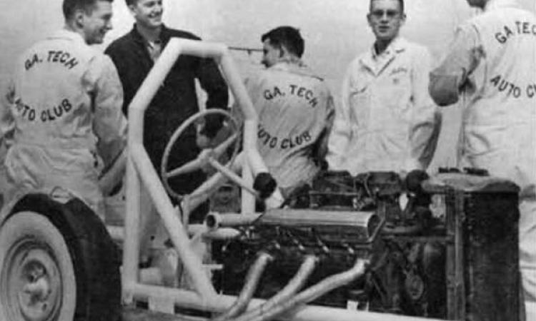 <p>The first rail dragster in Georgia was built by students in the Georgia Tech Auto Club. </p>