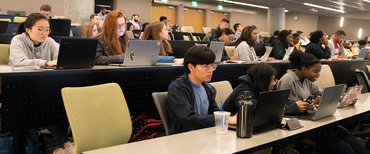 students in classroom