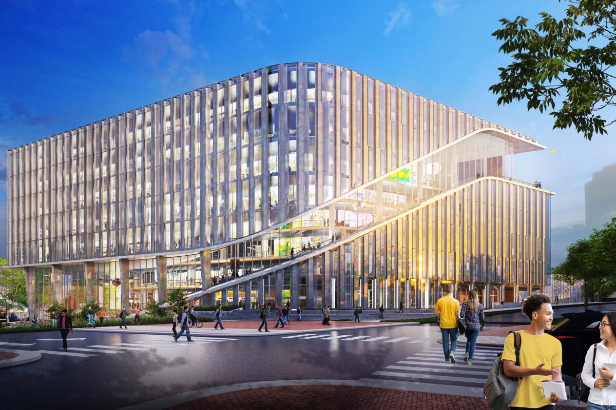 conceptual design of what the next aerospace engineering facility may look like.