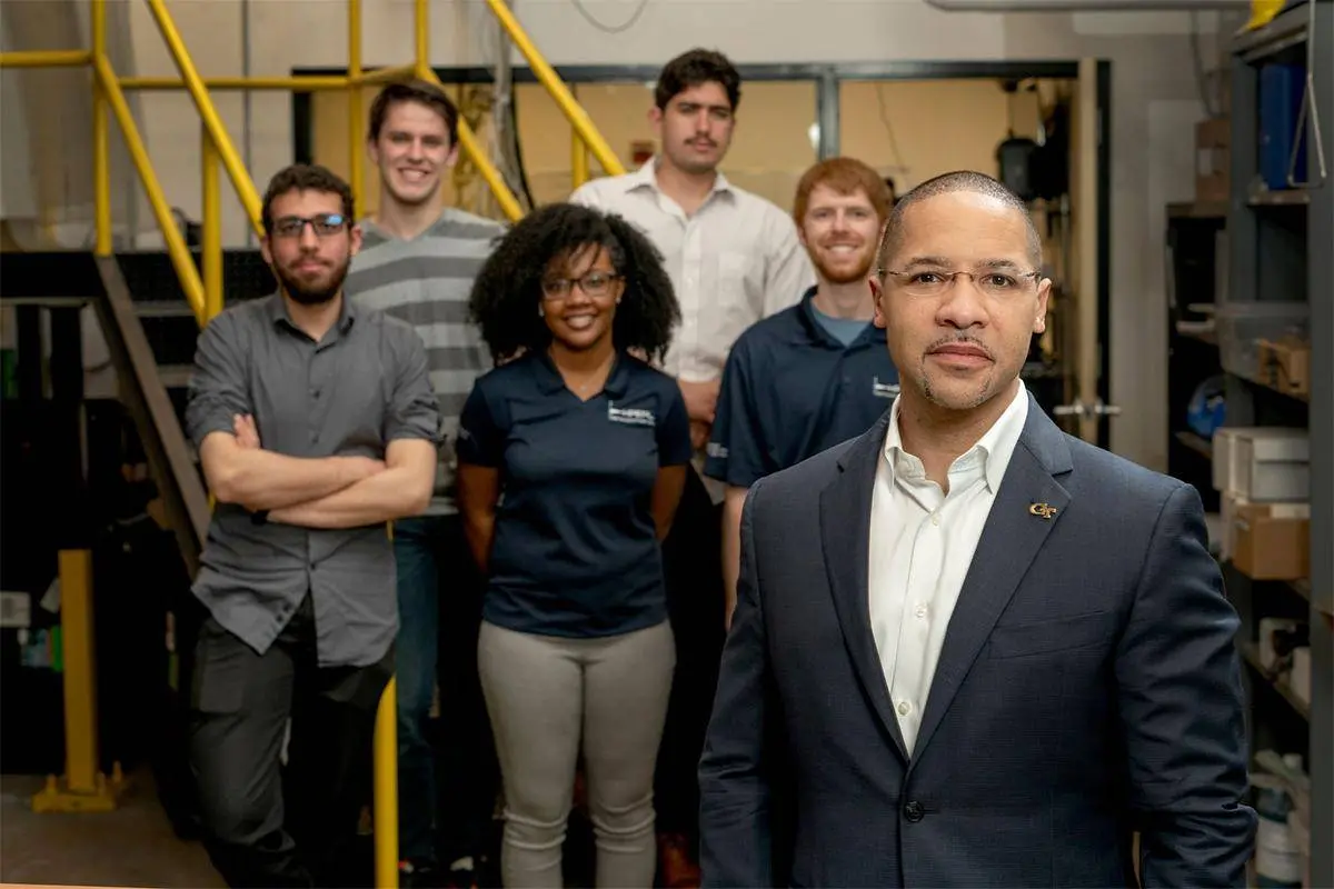 Walker and a team of engineers at the Georgia Tech High-Power Electric Propulsion Laboratory.